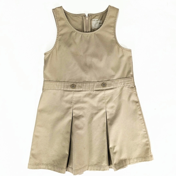 Girls Cat & Jack School Uniforms Kick Pleat Jumper GUC - Picture 1 of 5